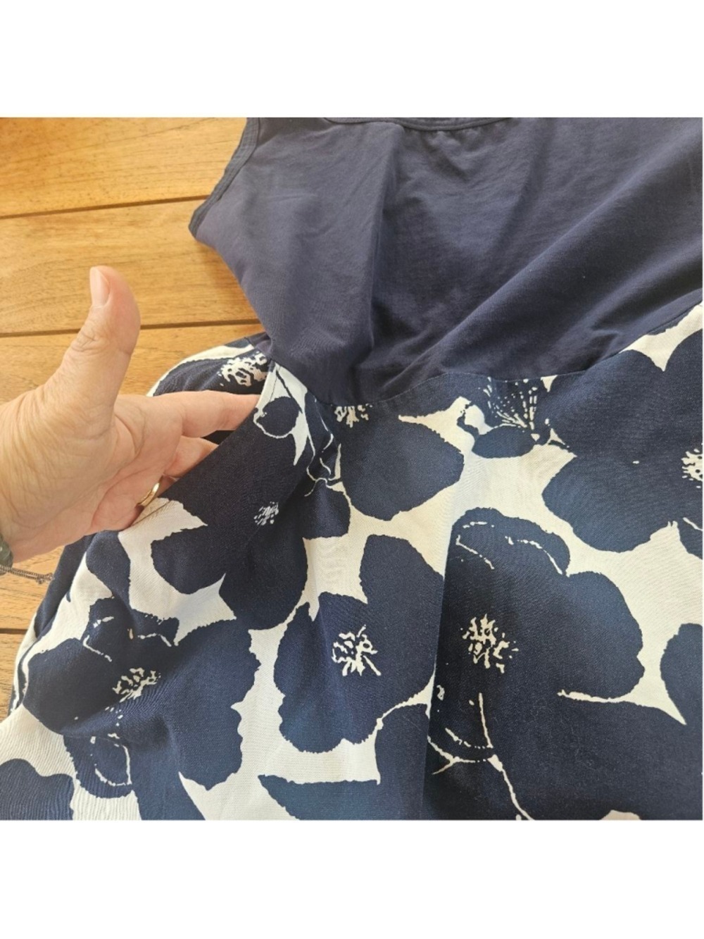 Kira Floral A-line Mini Dress Size L - Picture 5 of 5